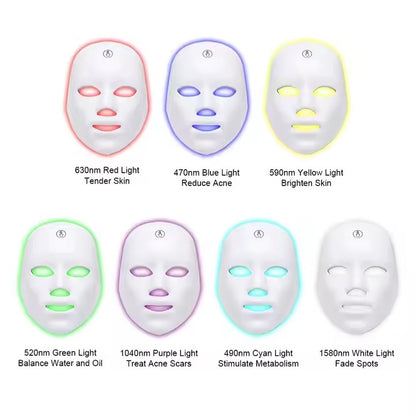 Masque Fascial LED 7 Couleurs